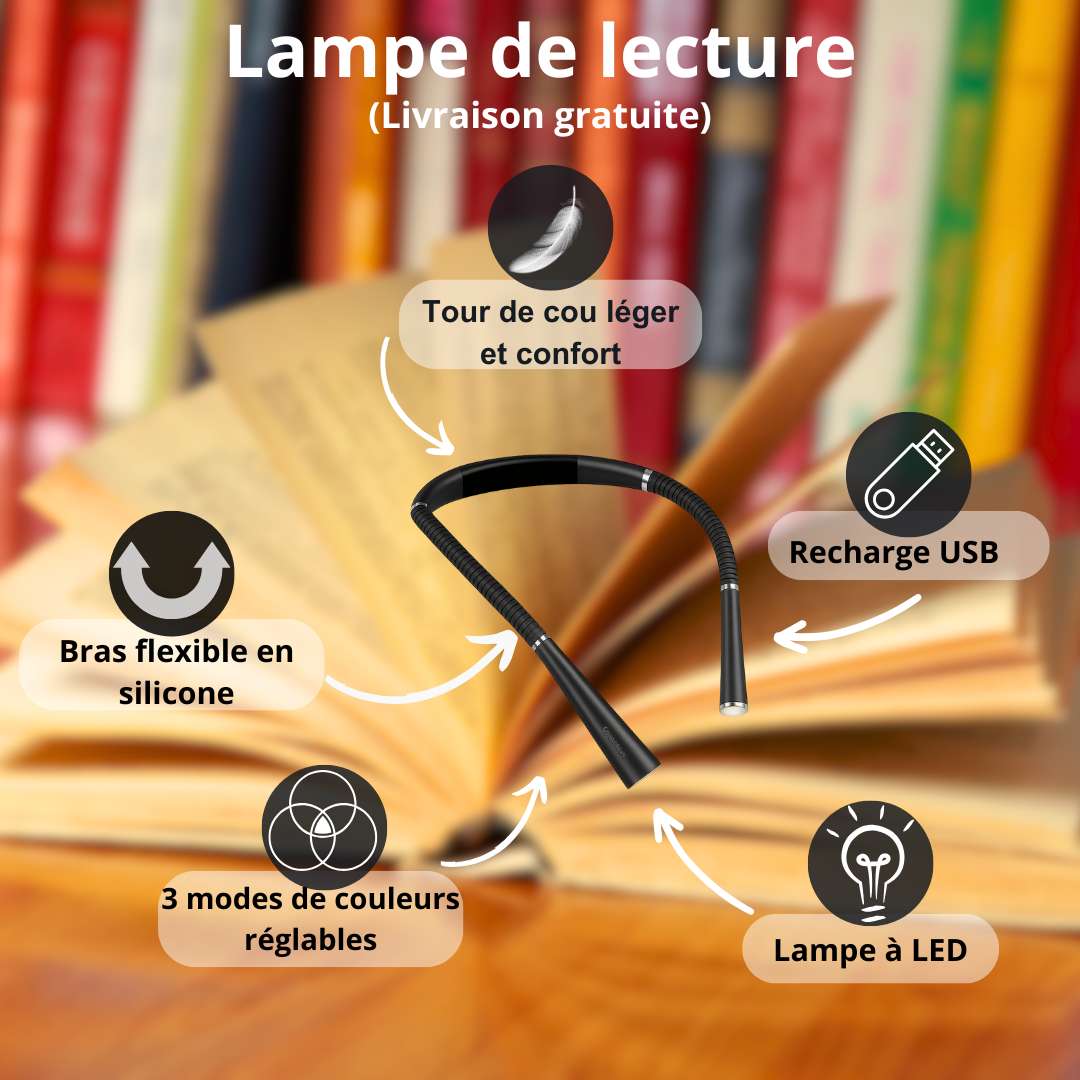 Lampe de lecture - 9 modes