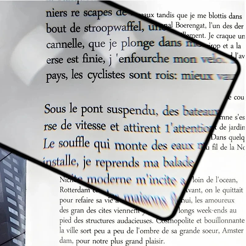 Loupe de lecture pleine page: Flexible