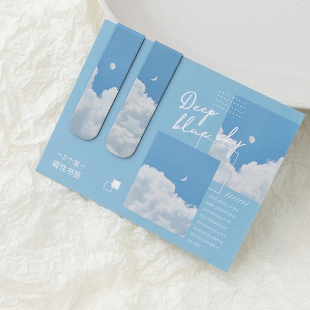 Marques-pages magnétiques - Design paysage (x2)