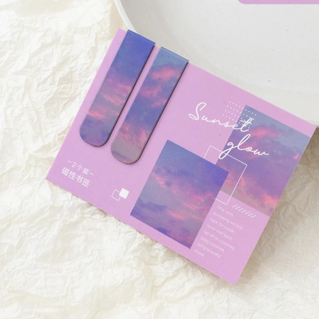 Marques-pages magnétiques - Design paysage (x2)