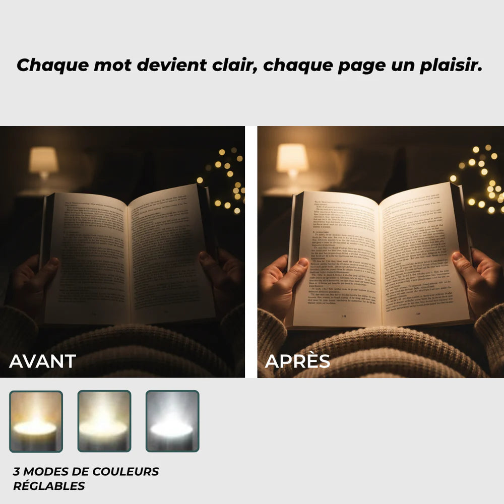 Lampe de lecture - 9 modes
