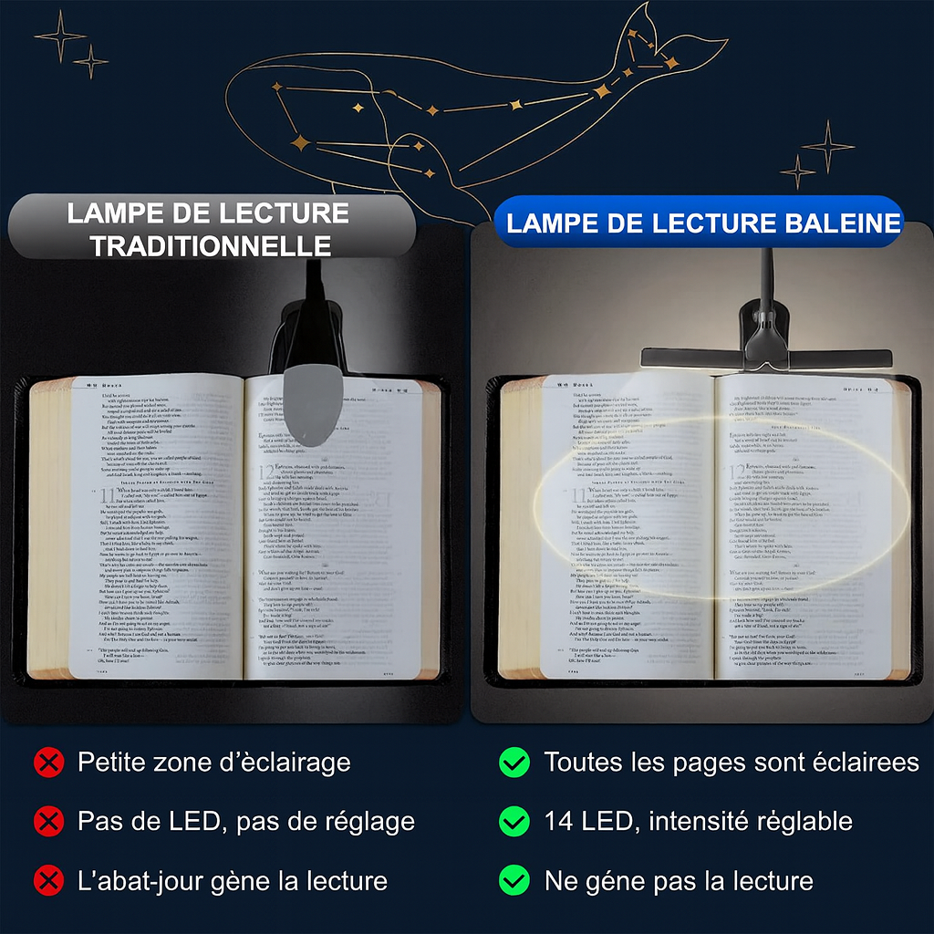 Double-Phare de lecture - 9 modes