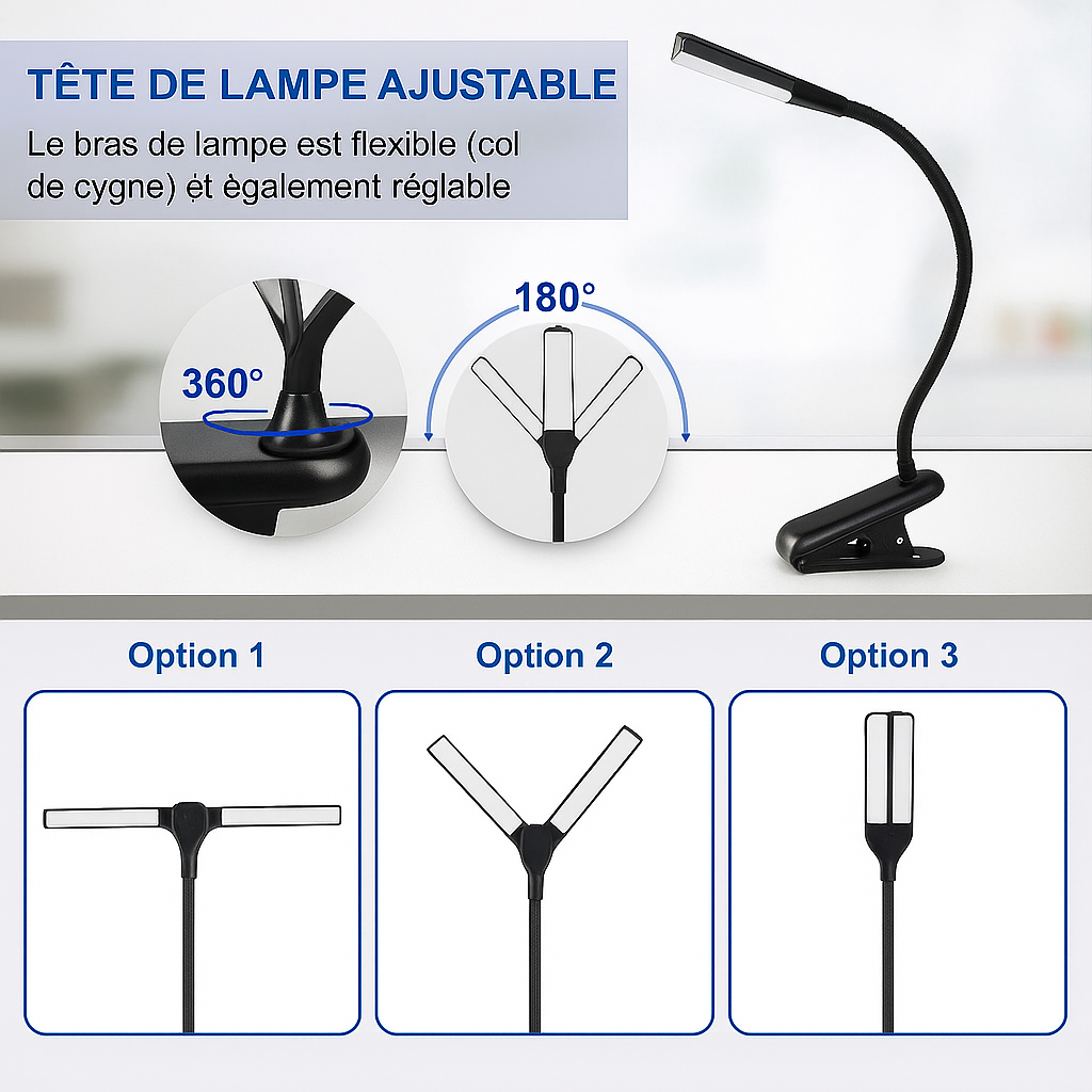 Double-Phare de lecture - 9 modes