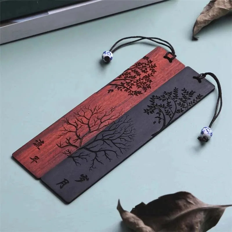 Marque-pages en bambou