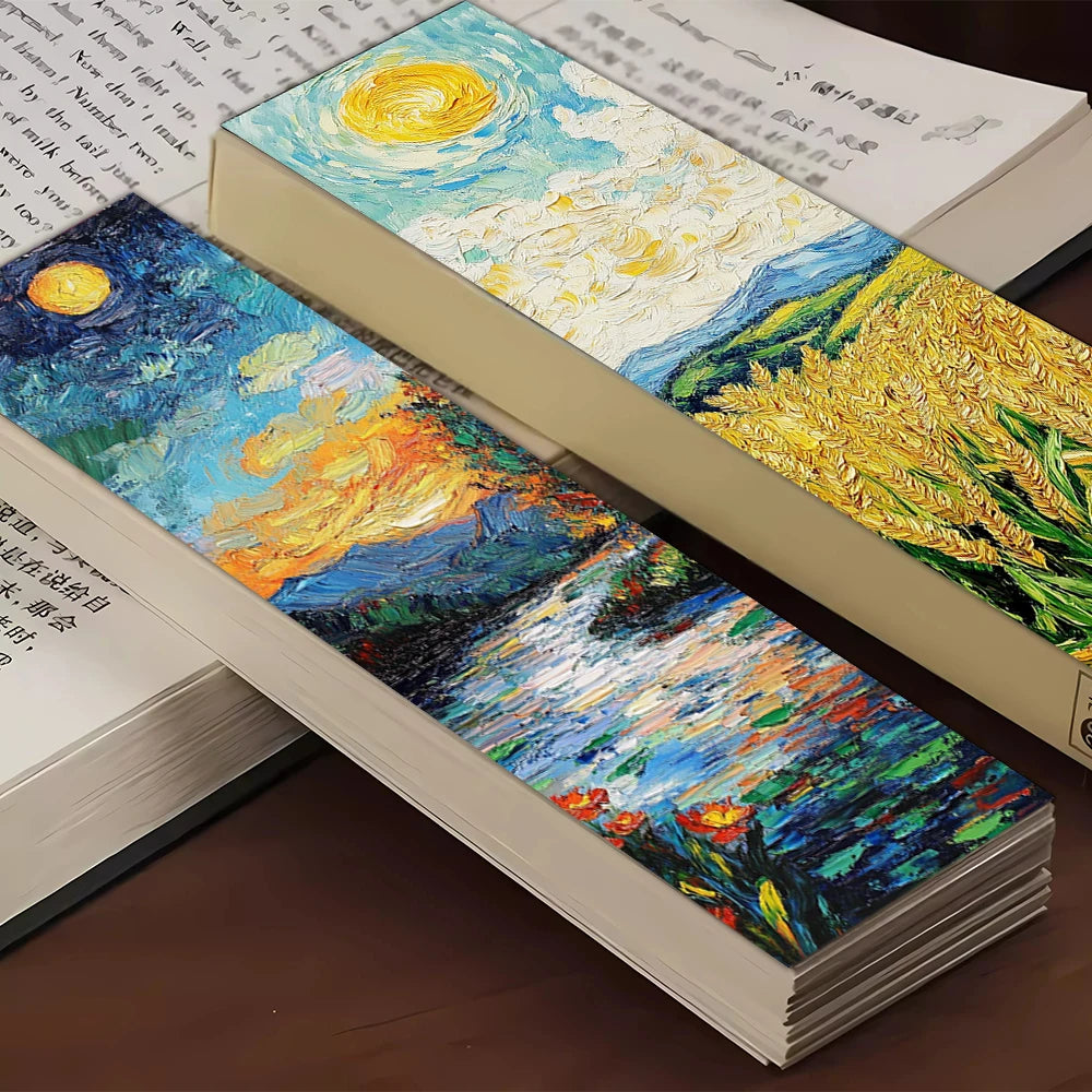 Marque-pages: Peinture à l'huile Van Gogh (x32)