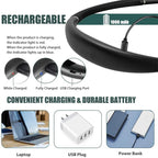 Portable USB Rechargeable Book Lighting Light Flexible Handsfree Led Neck Light Hug Reading Lamp Led Night Light Flashlight