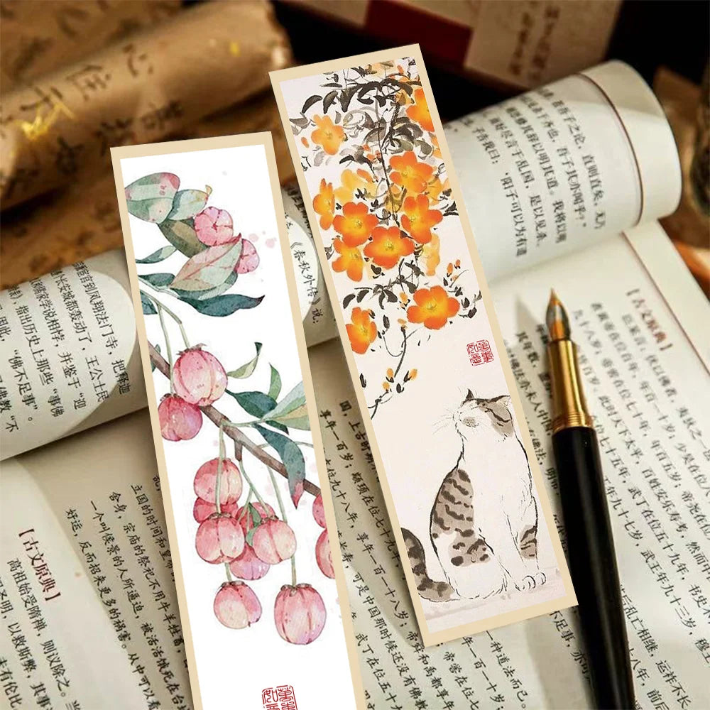 Marque-pages : Design peinture chinoise (x30)