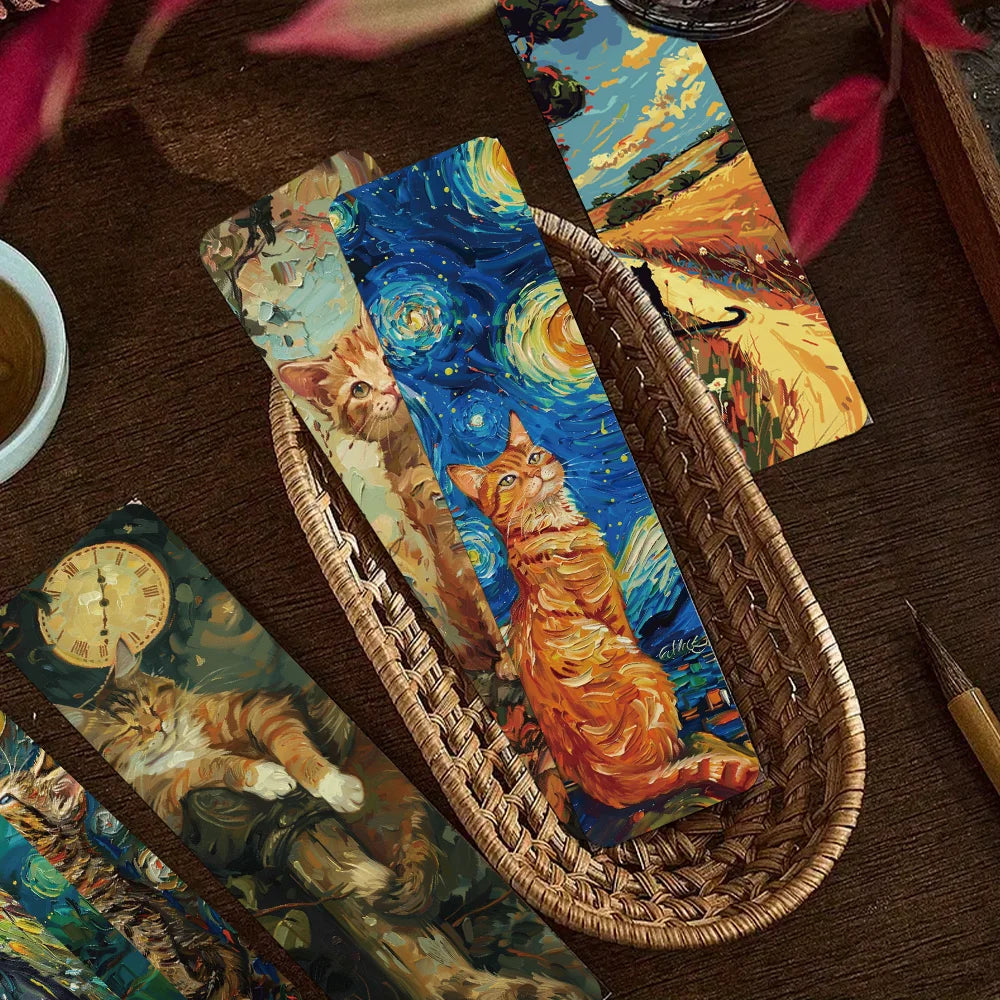 Marque-pages: Peinture à l'huile (x30)