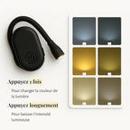 Lecturine lampe 360° - 9 modes